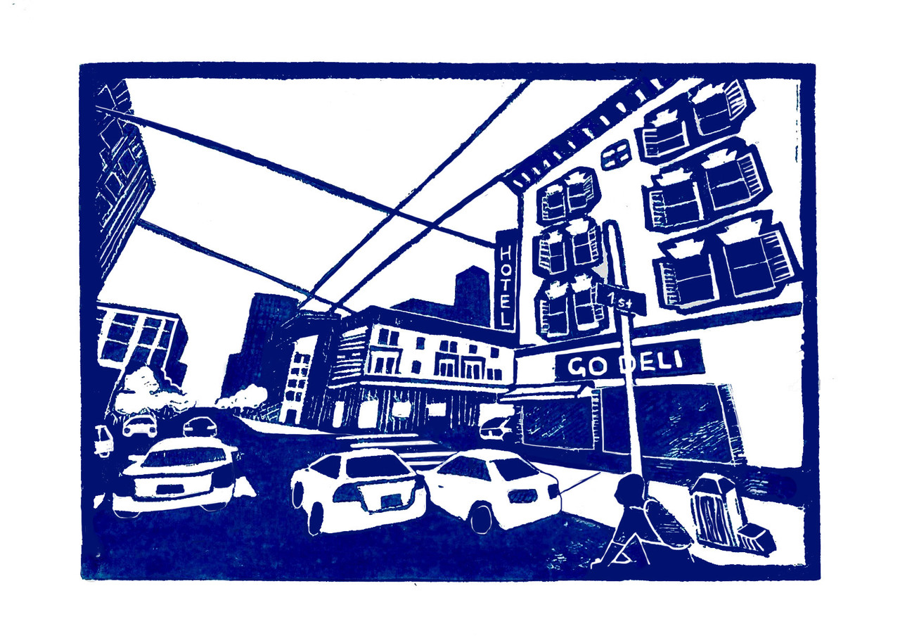 Papel Picado Linocut